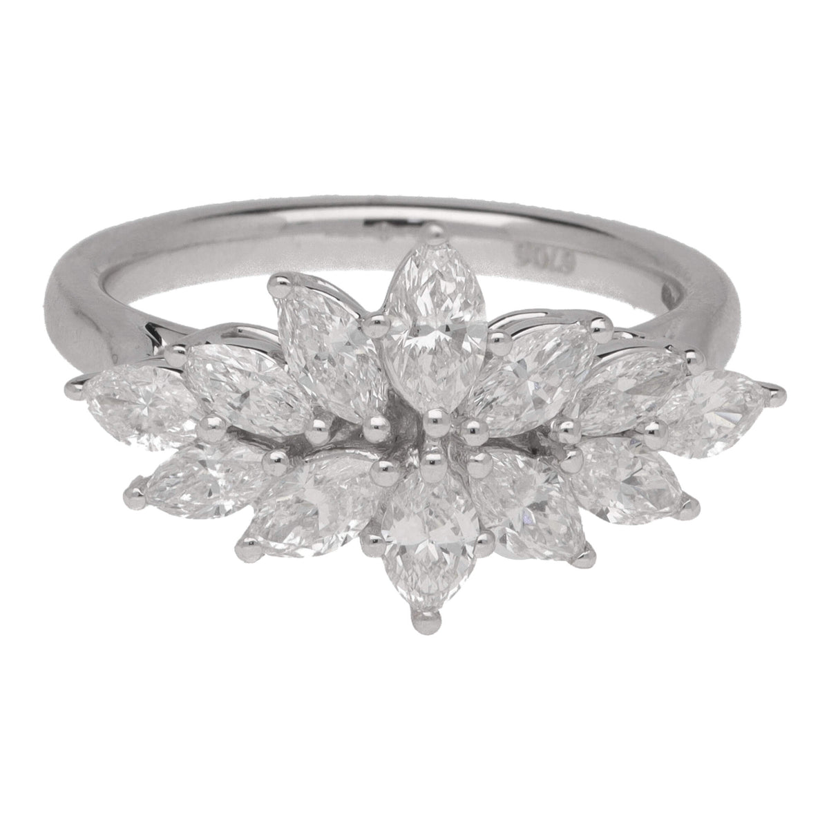 Starburst Diamond 1.40ct Platinum Ring - Michael Jones Jeweller