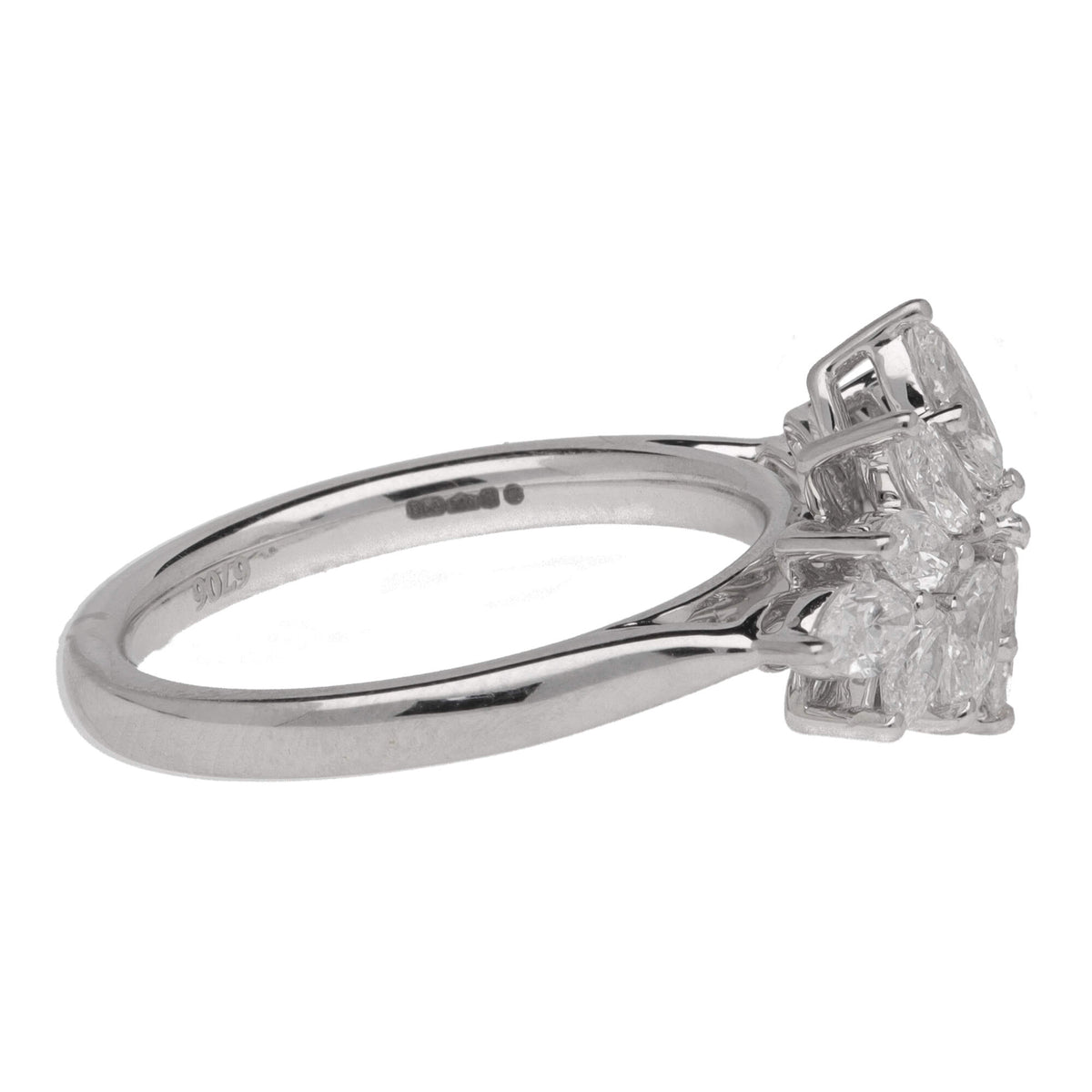 Starburst Diamond 1.40ct Platinum Ring - Michael Jones Jeweller