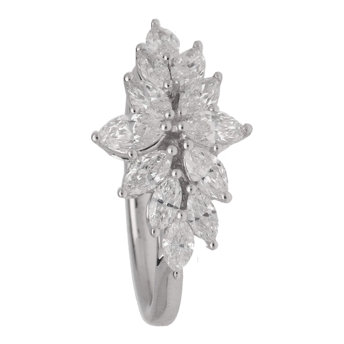 Starburst Diamond 1.40ct Platinum Ring - Michael Jones Jeweller
