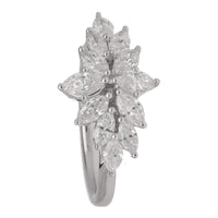 Diamond 1.40ct Starburst Platinum Ring