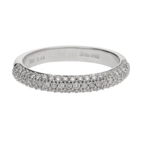 Diamond 0.44ct 18ct White Gold Half Eternity Ring