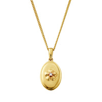 Clogau Forget Me Not Gold and Diamond Pendant - Michael Jones Jeweller