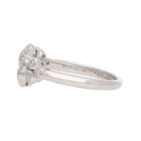 Diamond 18ct White Gold Bubble Ring (N)