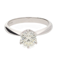 Diamond 1.00ct Platinum Solitaire Ring (L) - Michael Jones Jeweller