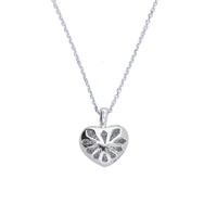 Diamond 18ct White Gold Pavé Heart Pendant