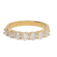 Diamond 1.66ct 18ct Yellow Gold Half Eternity Ring - Michael Jones Jeweller