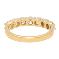 Diamond 1.66ct 18ct Yellow Gold Half Eternity Ring - Michael Jones Jeweller