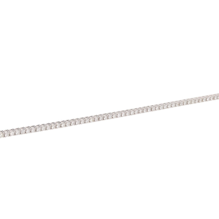 Diamond 2.15ct 18ct White Gold Tennis Bracelet - Michael Jones Jeweller