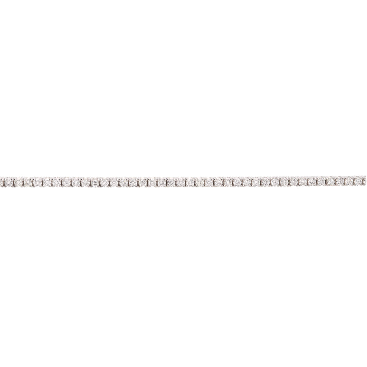 Diamond 2.15ct 18ct White Gold Tennis Bracelet - Michael Jones Jeweller