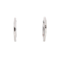 Histoire D'Elle Diamond 18ct White Gold Hoop Earrings