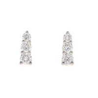 Histoire D'Elle Diamond 18ct Yellow Gold Graduated Stud Earrings - Michael Jones Jeweller