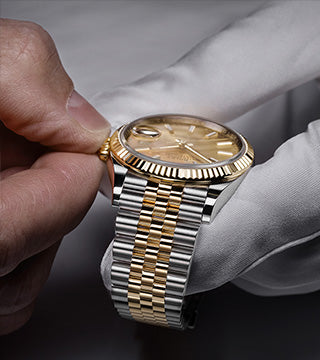 Winding a Rolex Watch