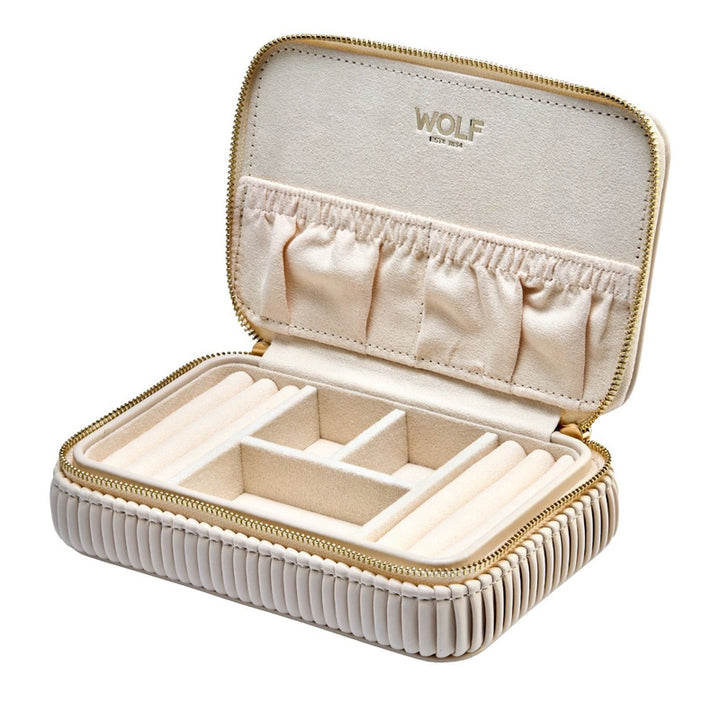 WOLF Bella Bone Zip Case