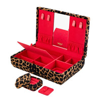 Wolf Savanna Leopard Print Medium Jewellery Box