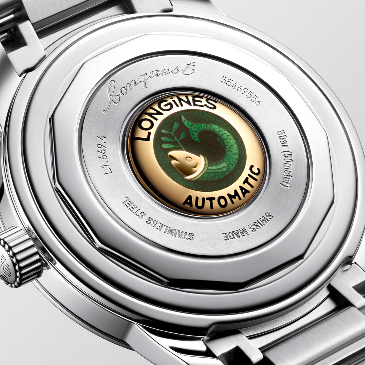 Longines CONQUEST HERITAGE 38mm Automatic Watch L16494026 - Michael Jones Jeweller