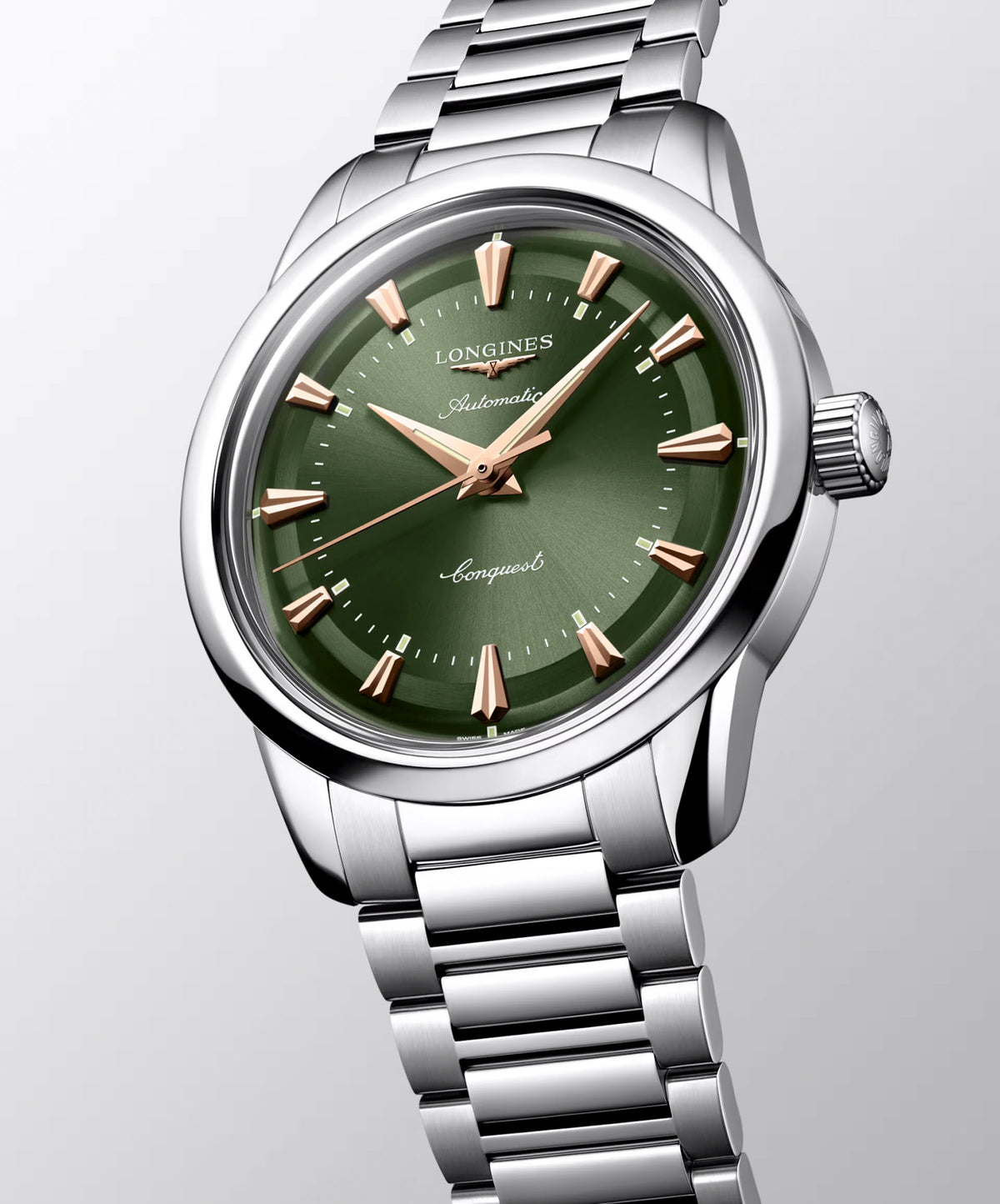 Longines CONQUEST HERITAGE 38mm Automatic Watch L16494026 - Michael Jones Jeweller