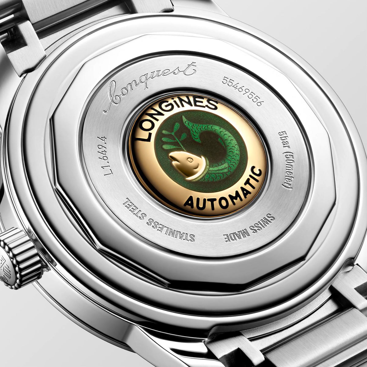 Longines CONQUEST HERITAGE 38mm Automatic Watch L16494926 - Michael Jones Jeweller
