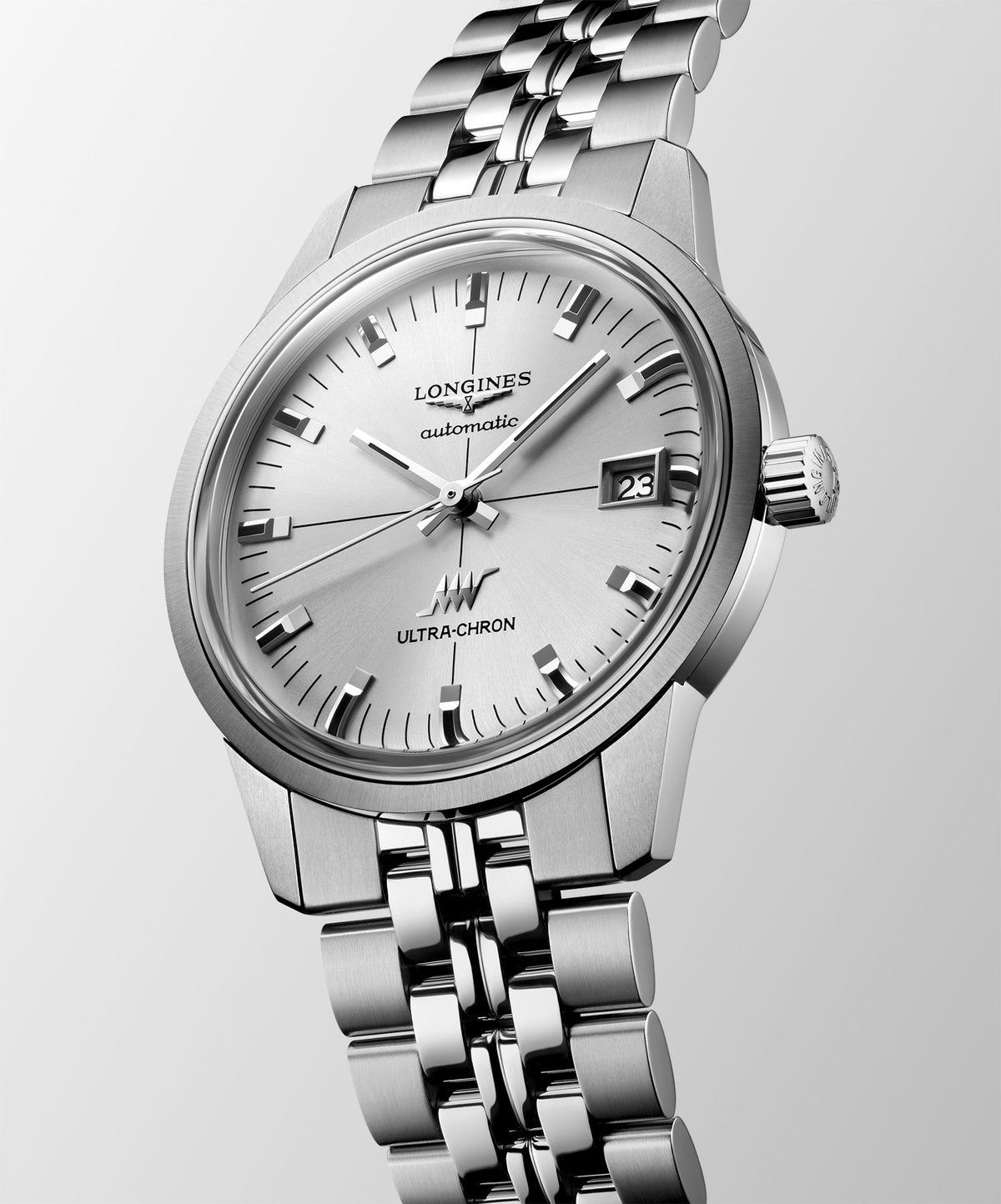 Longines ULTRA-CHRON CLASSIC 37mm Automatic Watch L25374726 - Michael Jones Jeweller