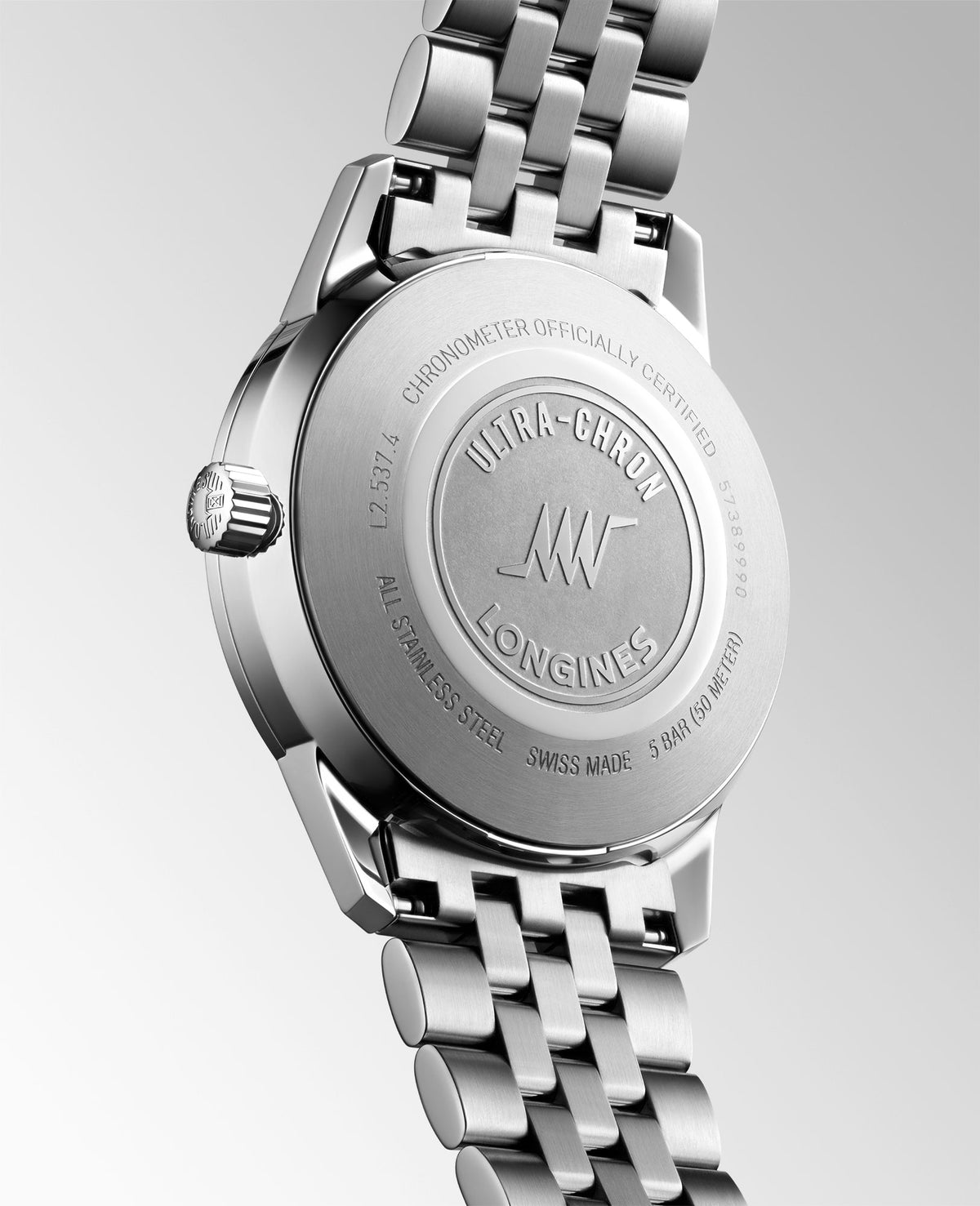 Longines ULTRA-CHRON CLASSIC 37mm Automatic Watch L25374726 - Michael Jones Jeweller