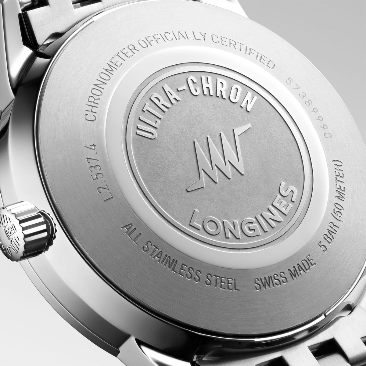 Longines ULTRA-CHRON CLASSIC 37mm Automatic Watch L25374726 - Michael Jones Jeweller