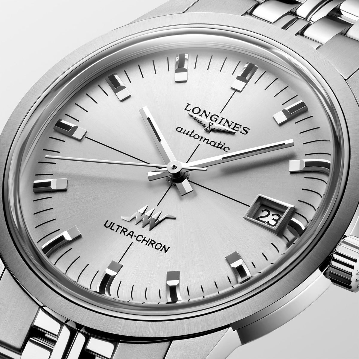 Longines ULTRA-CHRON CLASSIC 37mm Automatic Watch L25374726 - Michael Jones Jeweller