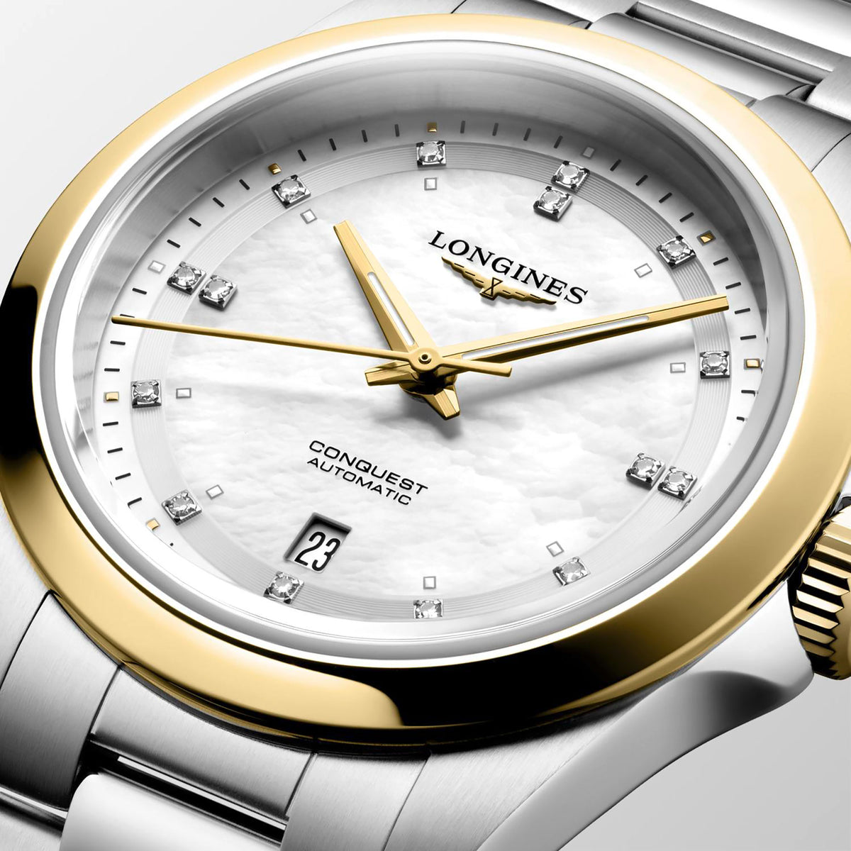 Longines CONQUEST 30mm Automatic Watch L33205806 - Michael Jones Jeweller