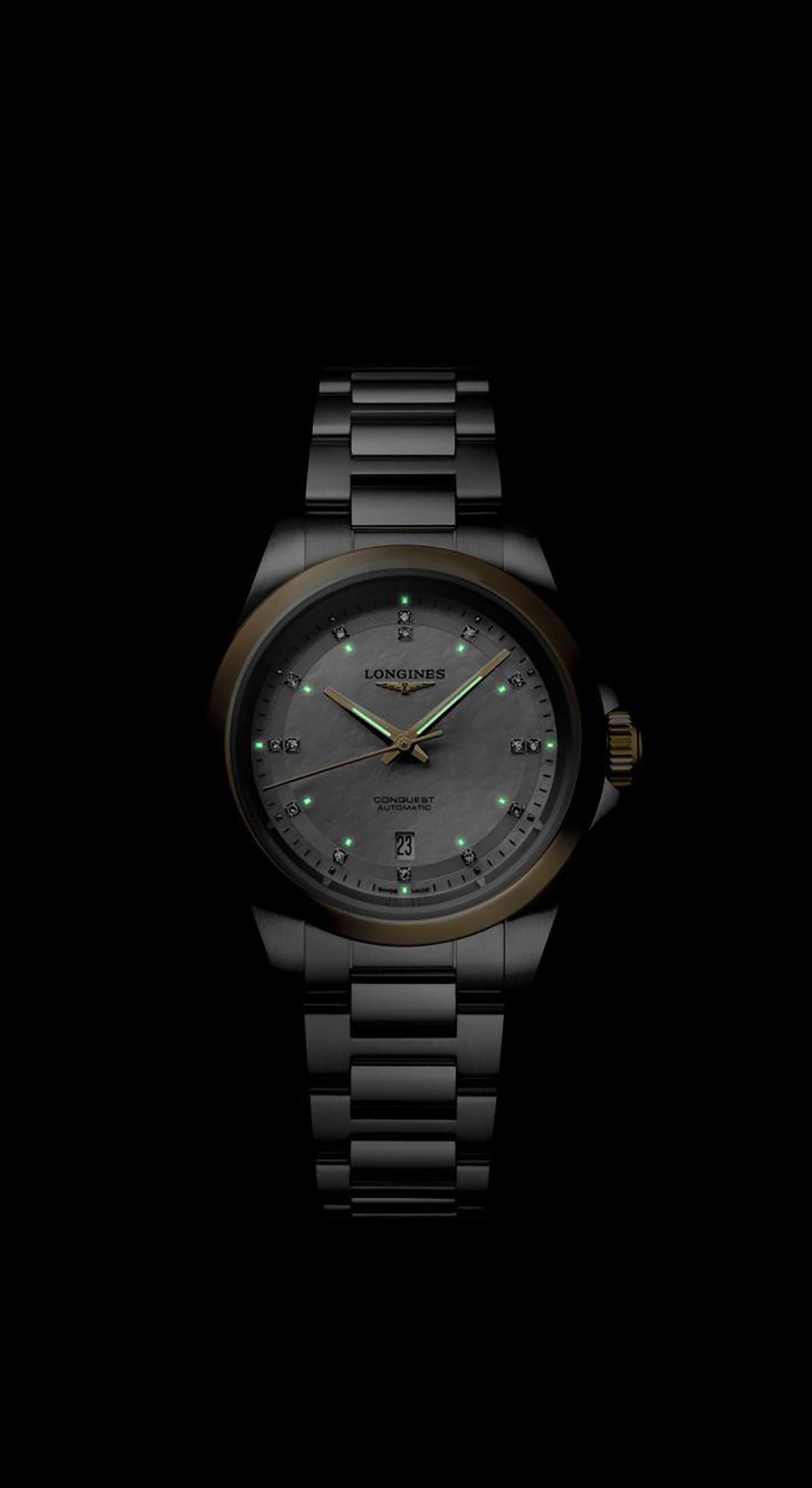 Longines CONQUEST 30mm Automatic Watch L33205806 - Michael Jones Jeweller