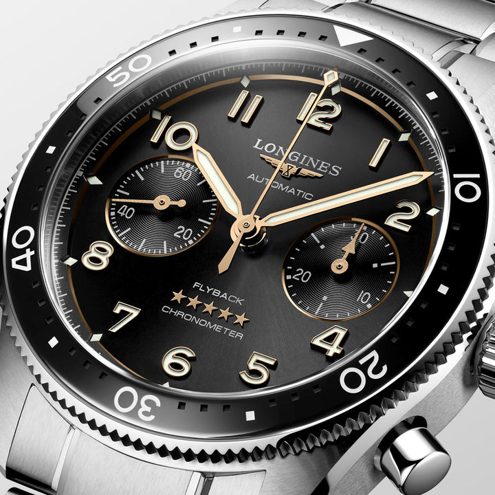 Longines SPIRIT FLYBACK 42mm Automatic Watch L37214536