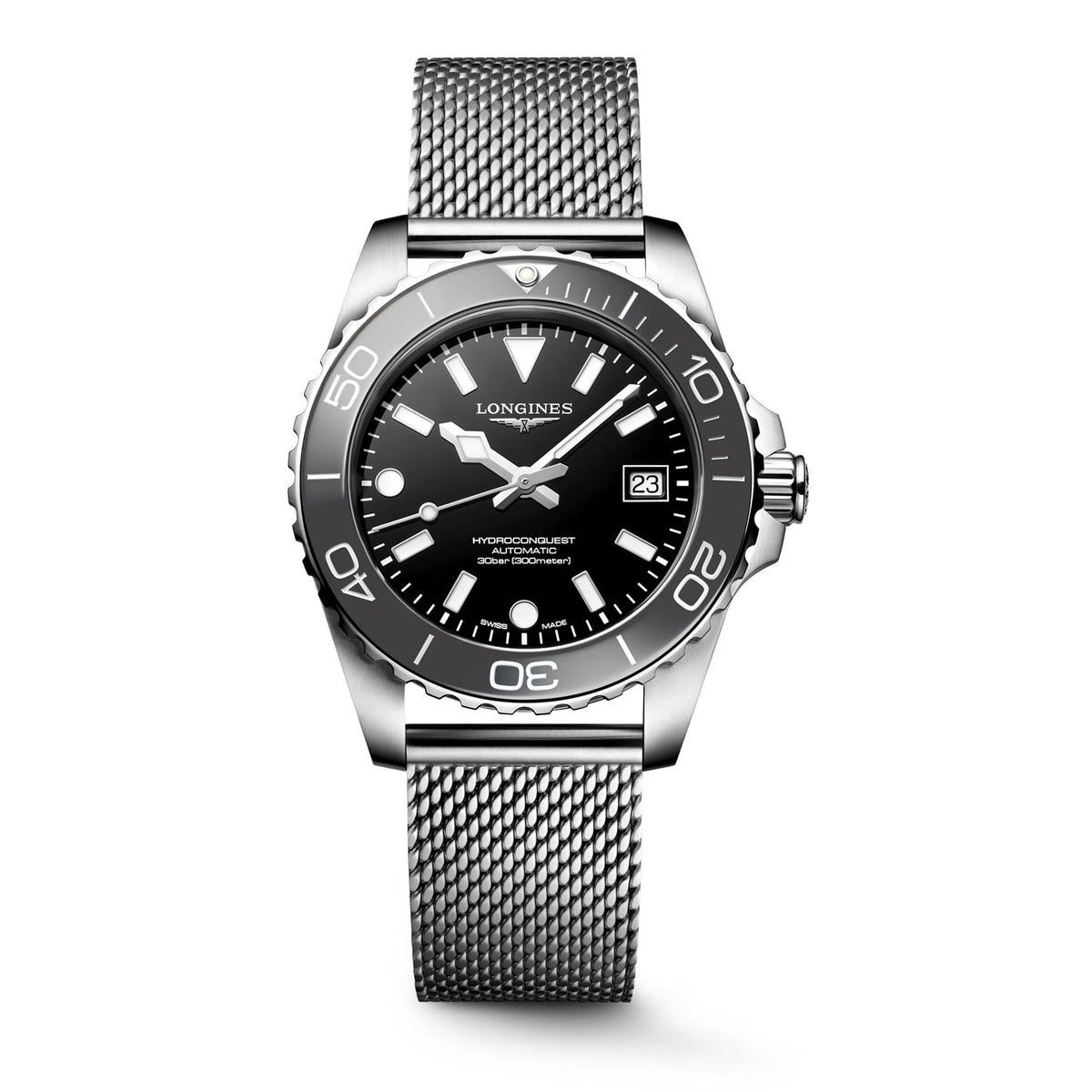 Longines HYDROCONQUEST 39mm Automatic Watch L37794706 - Michael Jones Jeweller
