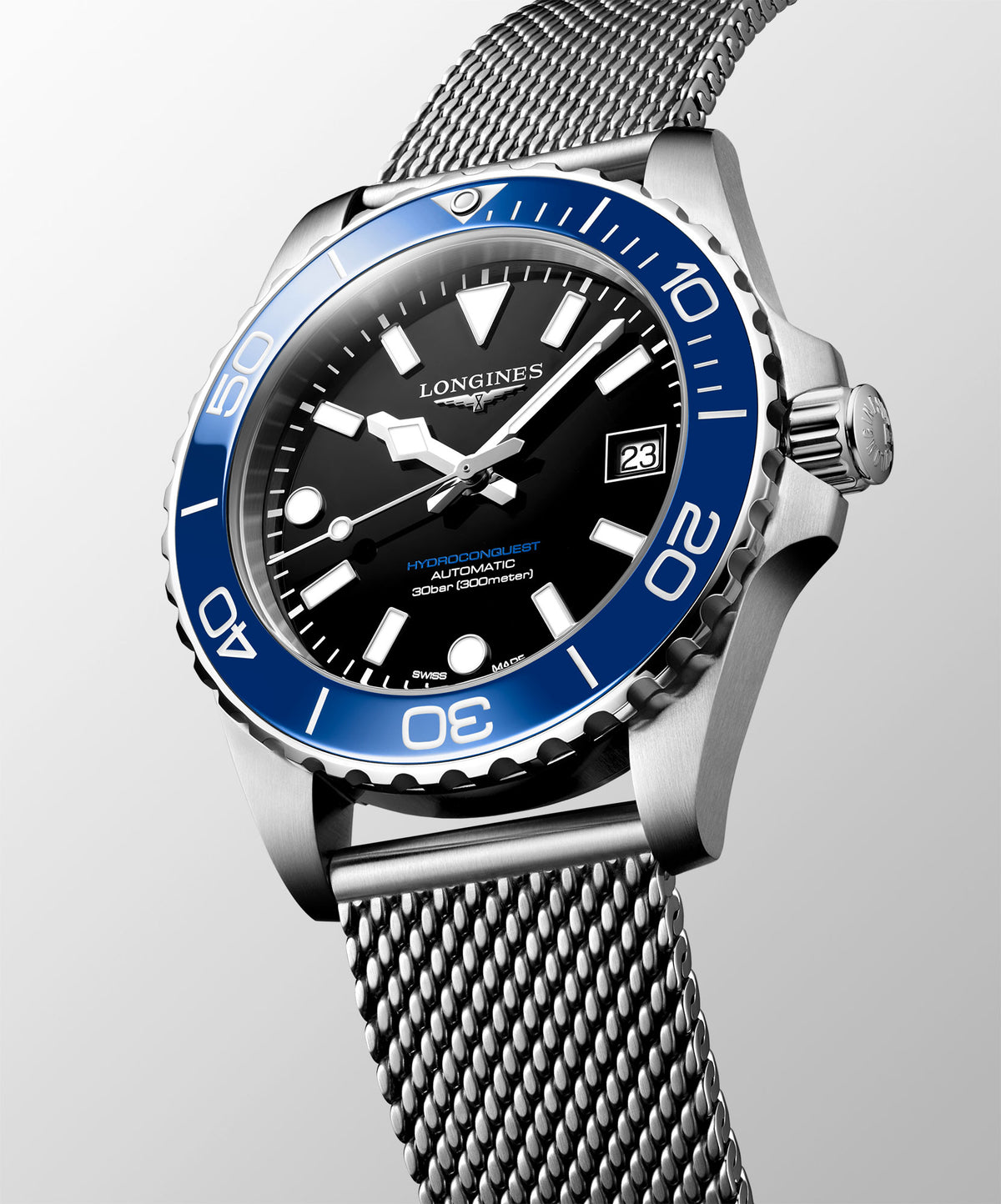Longines HYDROCONQUEST 39mm Automatic Watch L37794906 - Michael Jones Jeweller