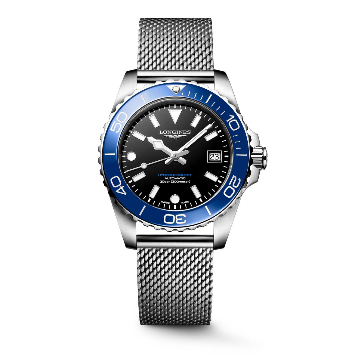 Longines HYDROCONQUEST 39mm Automatic Watch L37794906 - Michael Jones Jeweller