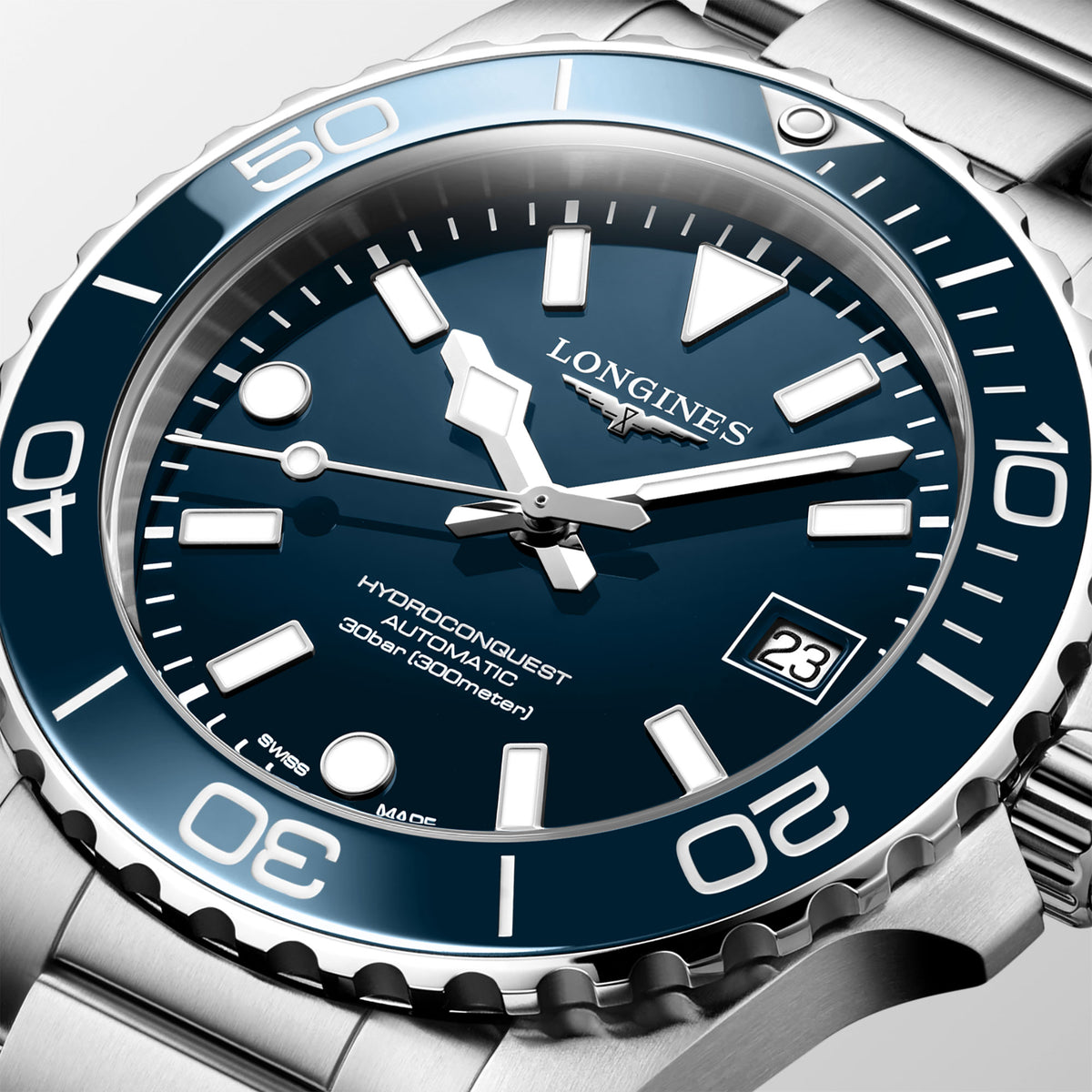 Longines HYDROCONQUEST 39mm Automatic Watch L37794966 - Michael Jones Jeweller