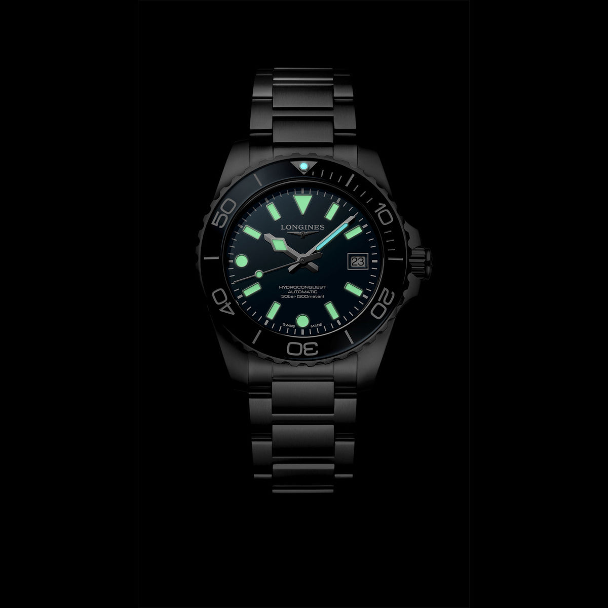 Longines HYDROCONQUEST 39mm Automatic Watch L37794966 - Michael Jones Jeweller