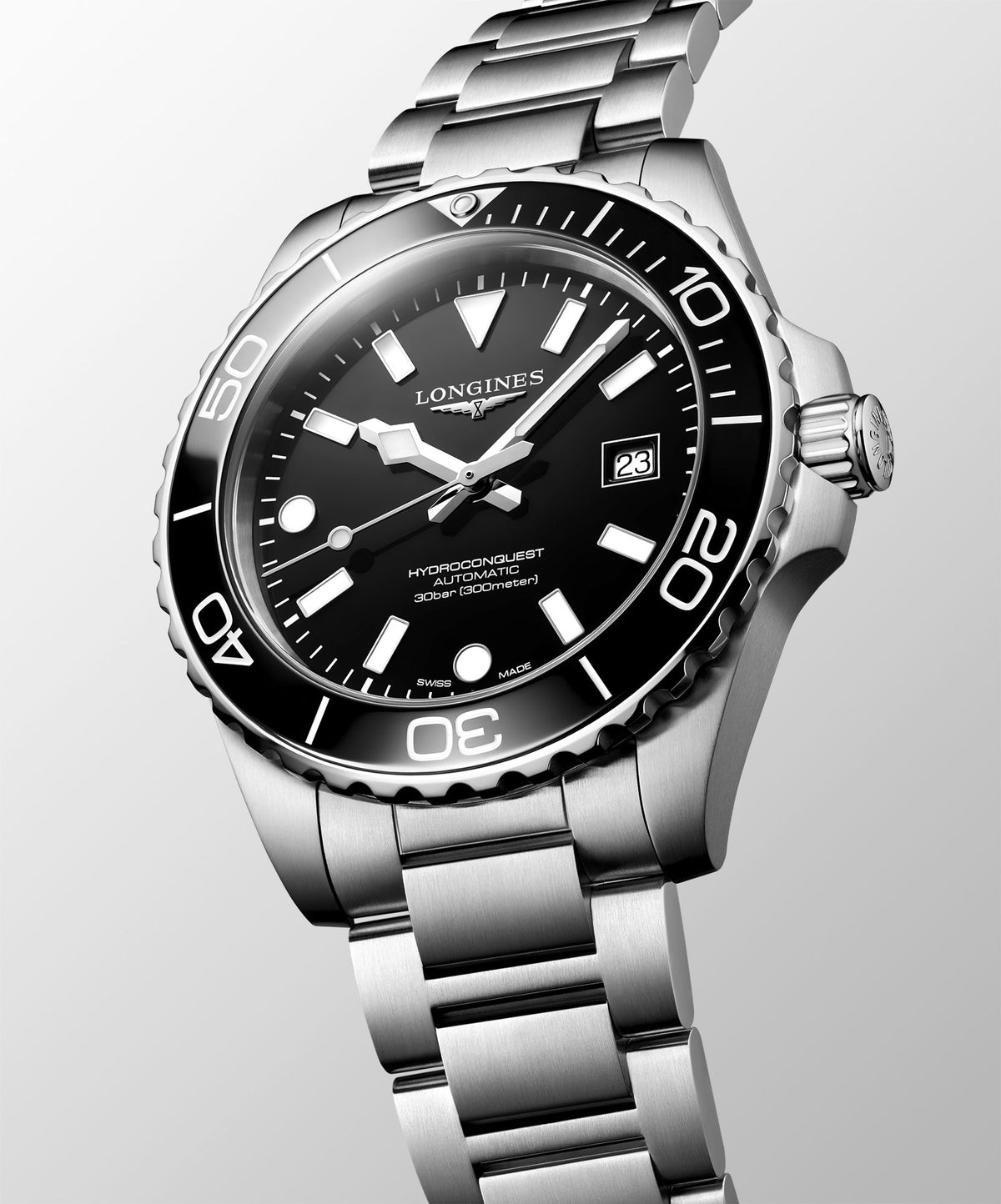 Longines HYDROCONQUEST 42mm Automatic Watch L37884566 - Michael Jones Jeweller