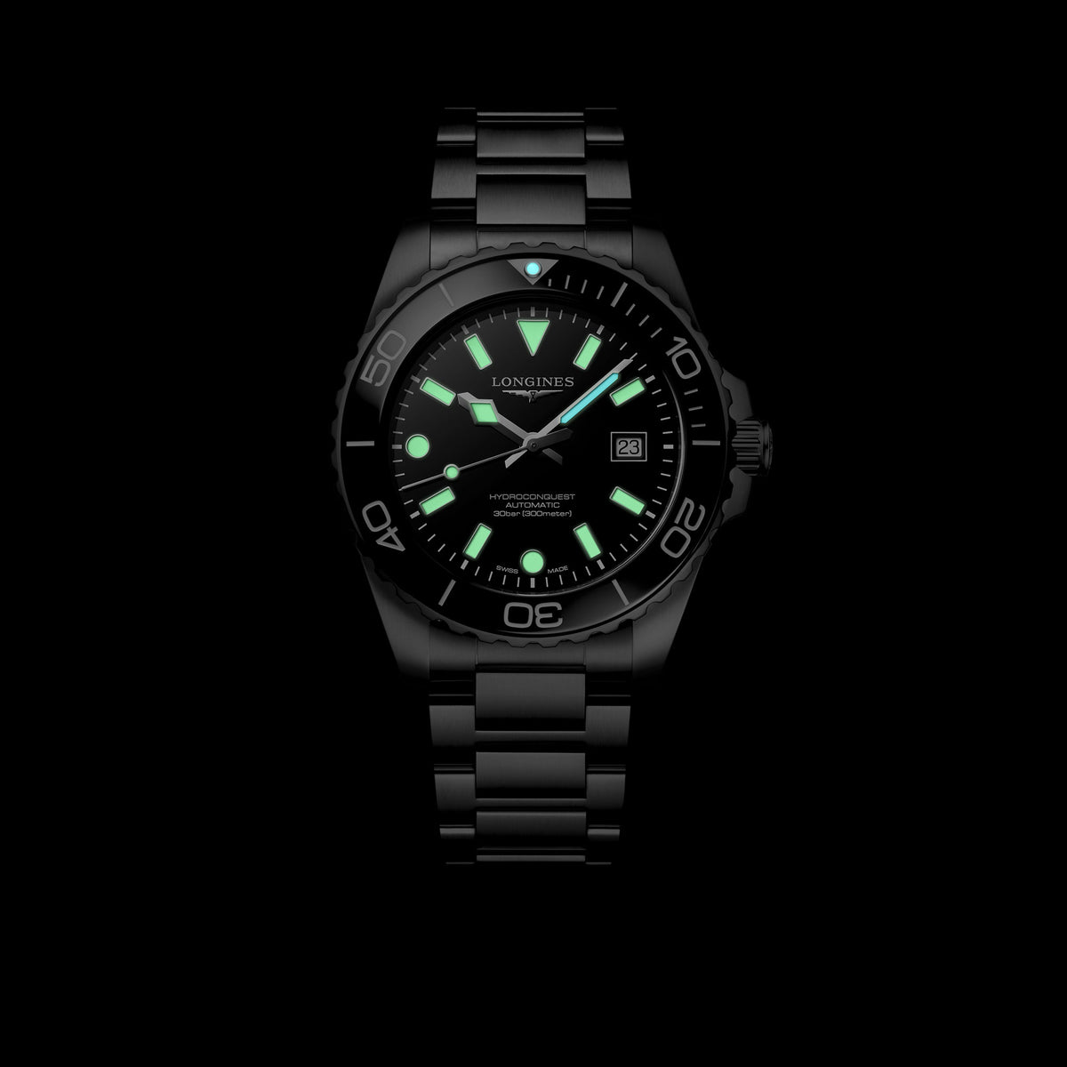 Longines HYDROCONQUEST 42mm Automatic Watch L37884566 - Michael Jones Jeweller