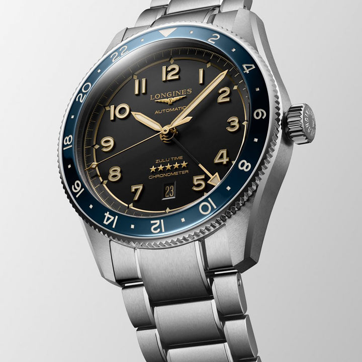 Longines SPIRIT ZULU TIME 42mm Automatic Watch L38124606