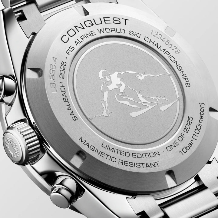 Longines CONQUEST CHRONO Ski Edition 42mm Automatic Watch L38364529 - Michael Jones Jeweller