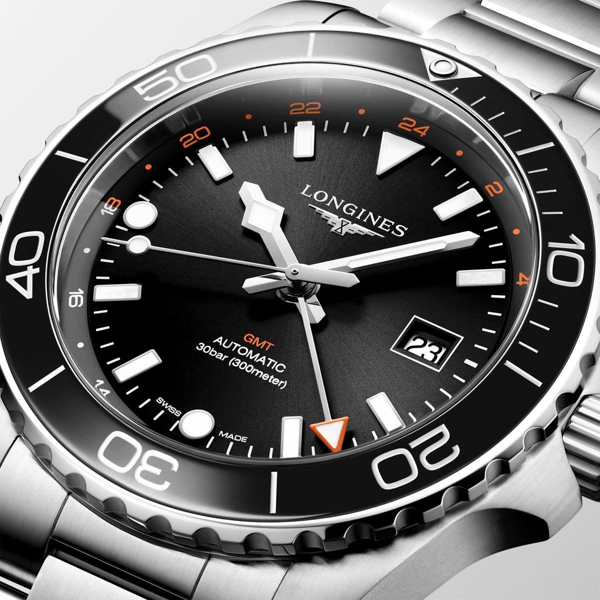 Longines HYDROCONQUEST 43mm Automatic Watch L38904566 - Michael Jones Jeweller