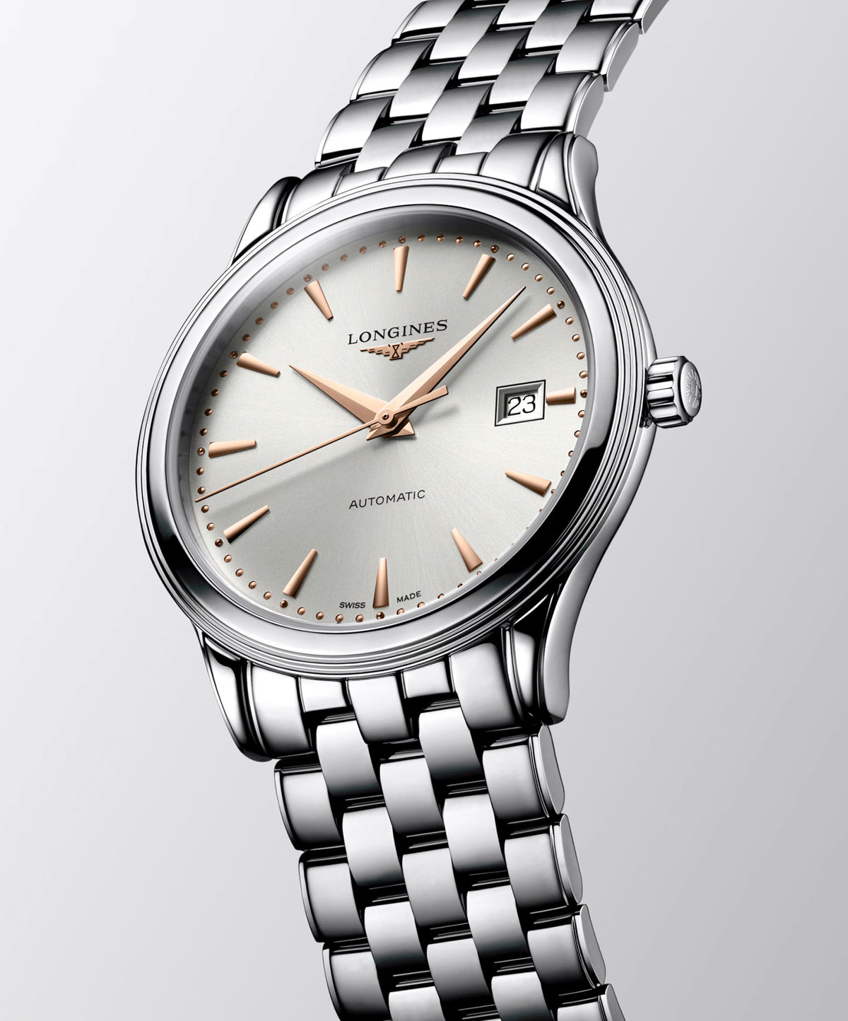 Longines FLAGSHIP CLASSIC 40mm Automatic Watch L49844706 - Michael Jones Jeweller