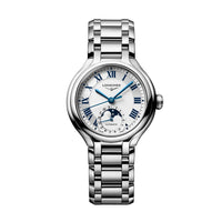 Longines PRIMALUNA MOONPHASE 34mm Automatic Watch L81264716 - Michael Jones Jeweller