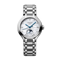 Longines PRIMALUNA MOONPHASE 34mm Automatic Watch L81264876 - Michael Jones Jeweller