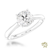 Classic Solitaire 1.00ct E VS1 Laboratory Grown Diamond Platinum Ring - Michael Jones Jeweller