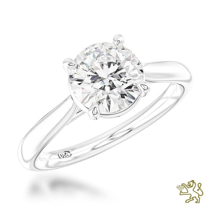 Classic Solitaire 2.00ct E VS1 Laboratory Grown Diamond Platinum Ring