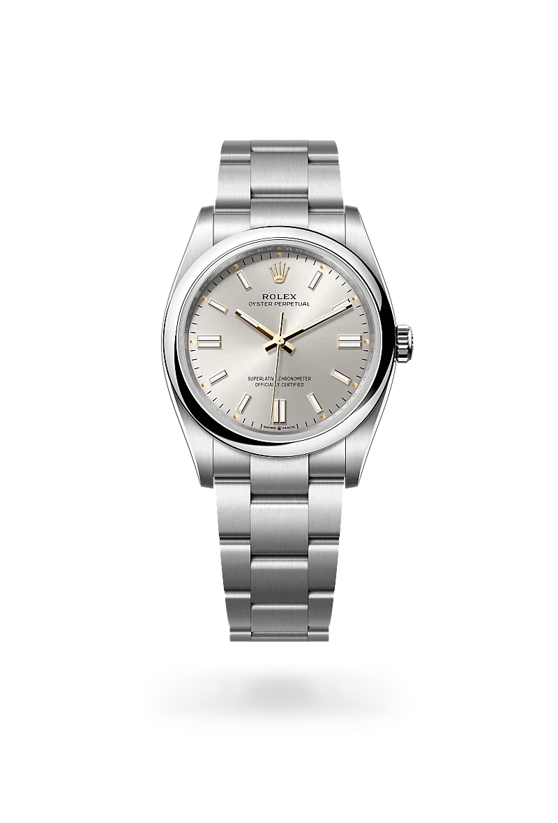 Rolex Oyster Perpetual in Oystersteel, M126000-0001 - Michael Jones Jeweller