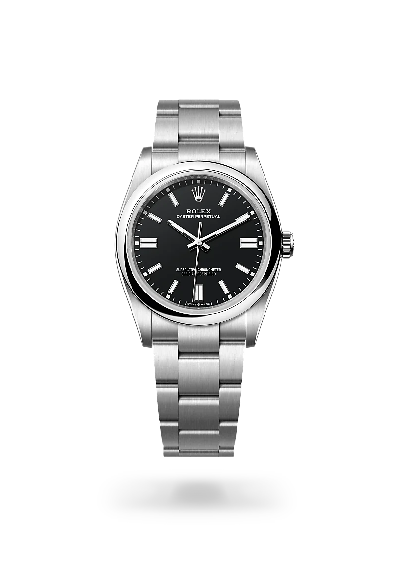 Rolex Oyster Perpetual in Oystersteel, M126000-0014 - Michael Jones Jeweller