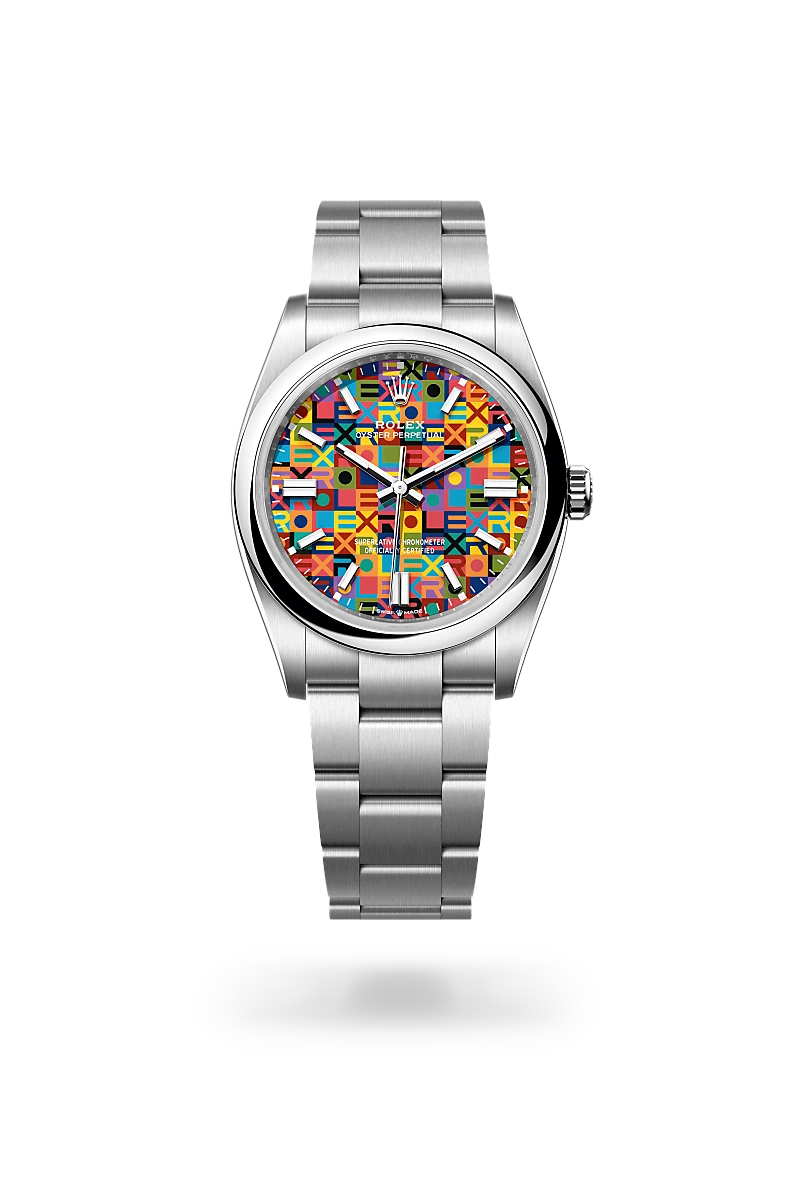 Rolex Oyster Perpetual in Oystersteel, M126000-0016 - Michael Jones Jeweller