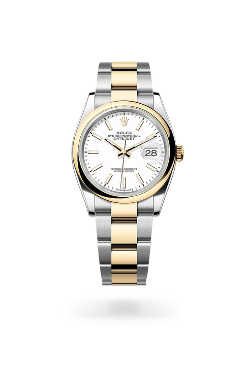 Rolex Datejust in Yellow Rolesor - combination of Oystersteel and yellow gold, M126203-0020 - Michael Jones Jeweller