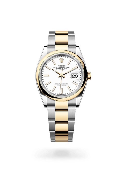 Rolex Datejust in Yellow Rolesor - combination of Oystersteel and yellow gold, M126203-0020 - Michael Jones Jeweller