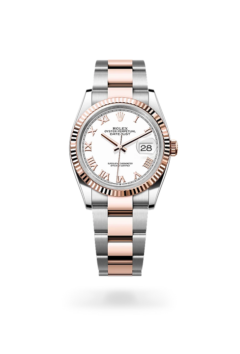 Rolex Datejust in Everose Rolesor - combination of Oystersteel and Everose gold, M126231-0016 - Michael Jones Jeweller