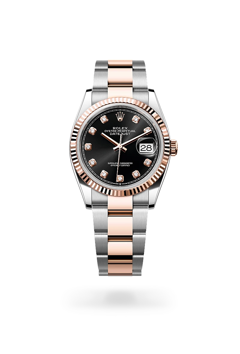 Rolex Datejust in Everose Rolesor - combination of Oystersteel and Everose gold, M126231-0020 - Michael Jones Jeweller